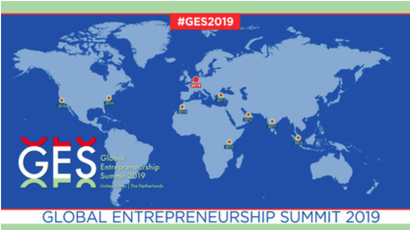The Global Entrepreneurs Summit comes to the Netherlands in 2019